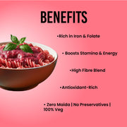 Beetroot wheat pasta - 220g