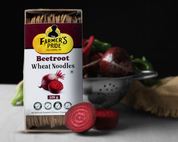 Beetroot Wheat Noodles