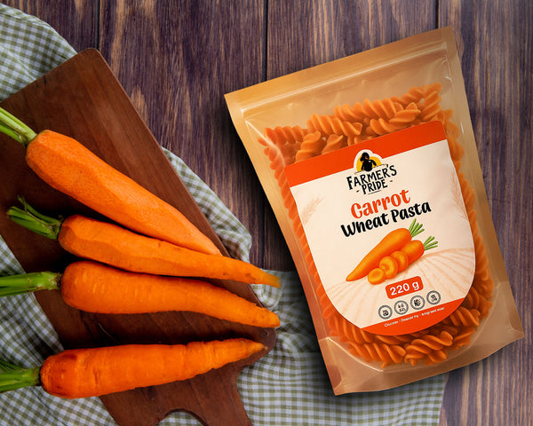 Carrot Wheat Pasta