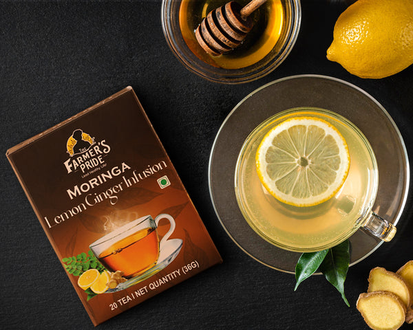 Moringa Lemon Ginger Infusion