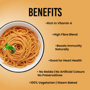 Carrot wheat noodles - 220g - Farmers Pride