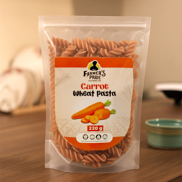 Carrot wheat pasta - 220g - Farmers Pride