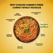 Carrot Wheat Noodles Serves 5 (pack of 1)