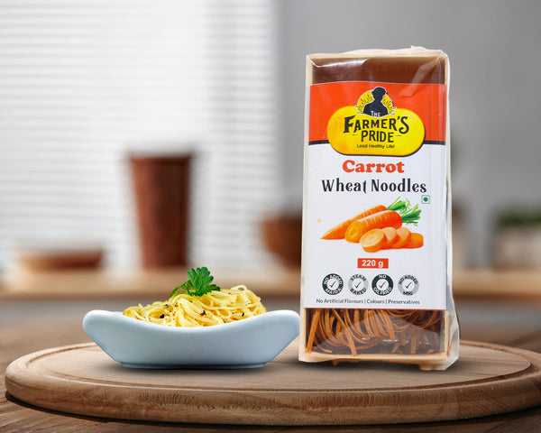 Carrot Wheat Noodles