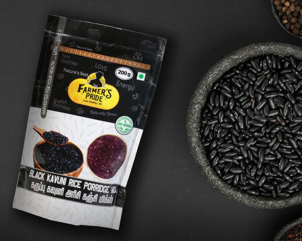 Black kavuni rice porridge mix