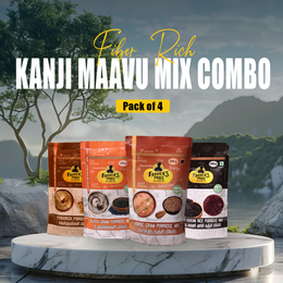 Fiber Rich KANJI MAAVU MIX Combo Bestseller –( Pack of 4) - Farmers Pride