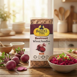 Beetroot Wheat Noodles Serves 5 (pack of 1)